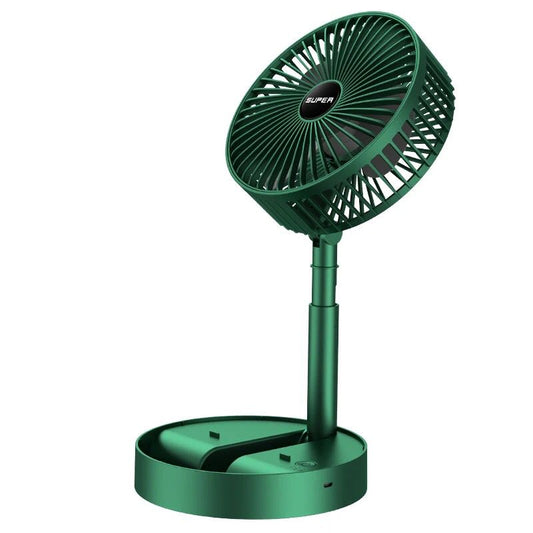 Powerful rechargable high speed table desk fan