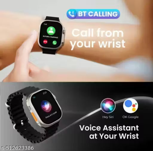 T800 Ultra Smart Watch with Beautiful Strap, Bluetooth Calling Smart Watch